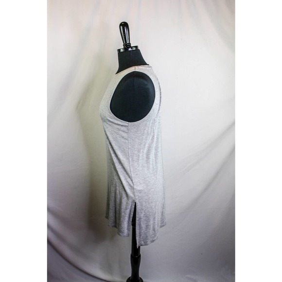 Athleta Long Tank Top Gray Size ST - Picture 2 of 4